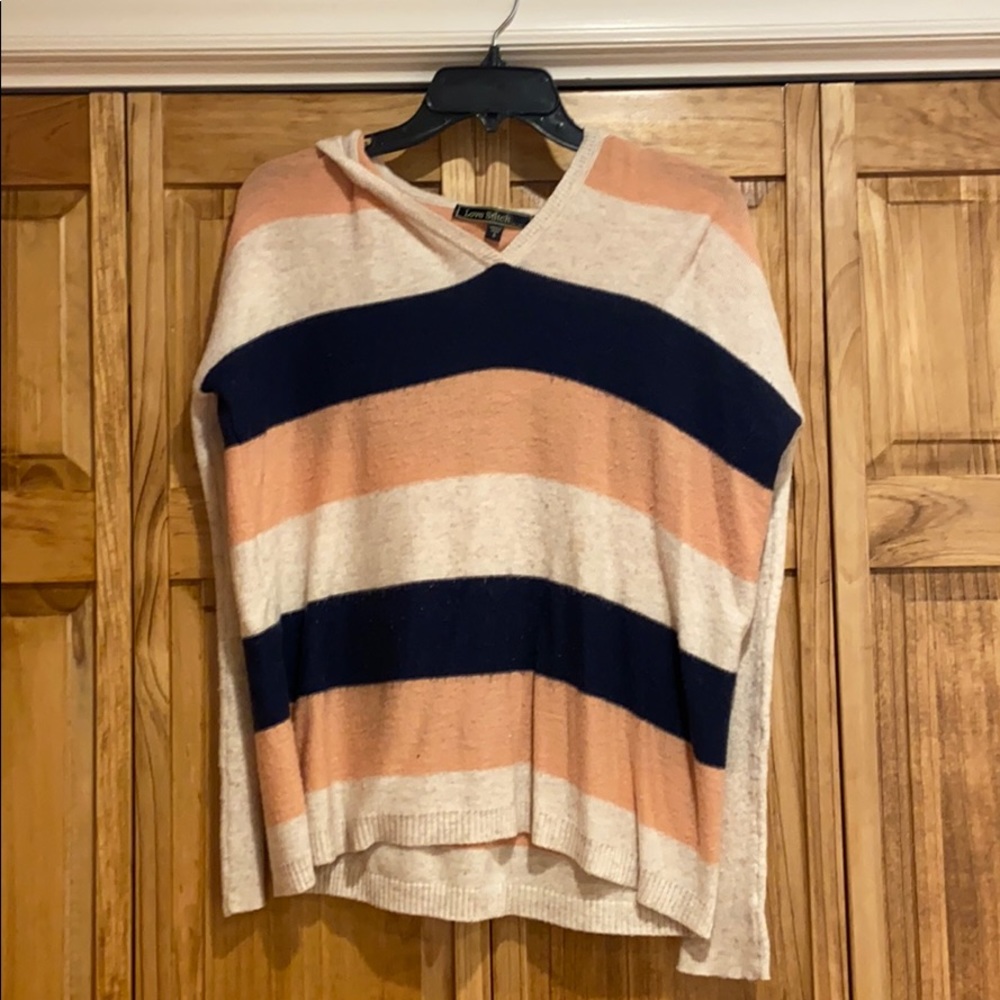 Love Stitch hooded sweater